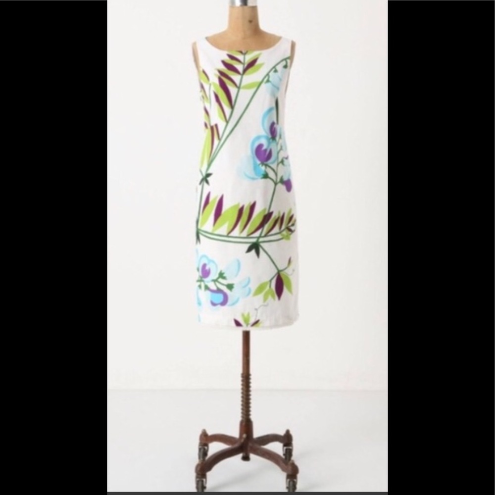 New Marimekko Anthropologie sweet pea shift dress